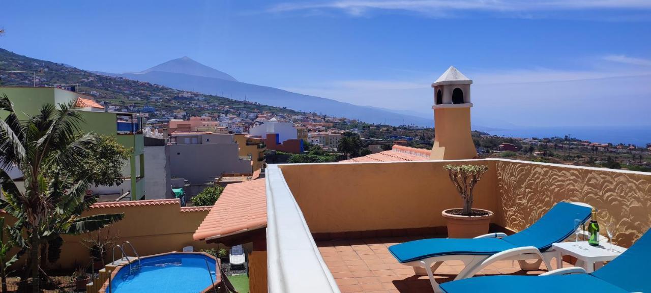 Casa" Vistas Al Teide" Mar Piscina Privada Parking Cubierto Gratuito En Las Instalaciones Ла-Виктория-де-Асентехо Экстерьер фото