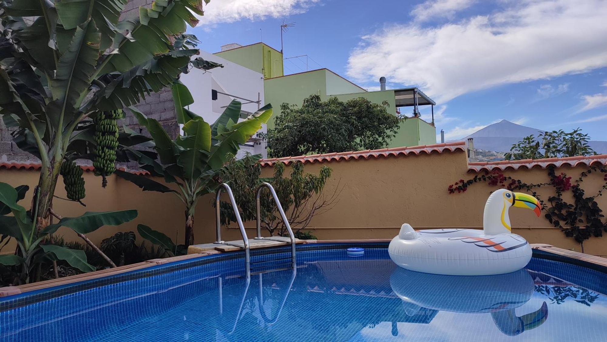 Casa" Vistas Al Teide" Mar Piscina Privada Parking Cubierto Gratuito En Las Instalaciones Ла-Виктория-де-Асентехо Экстерьер фото