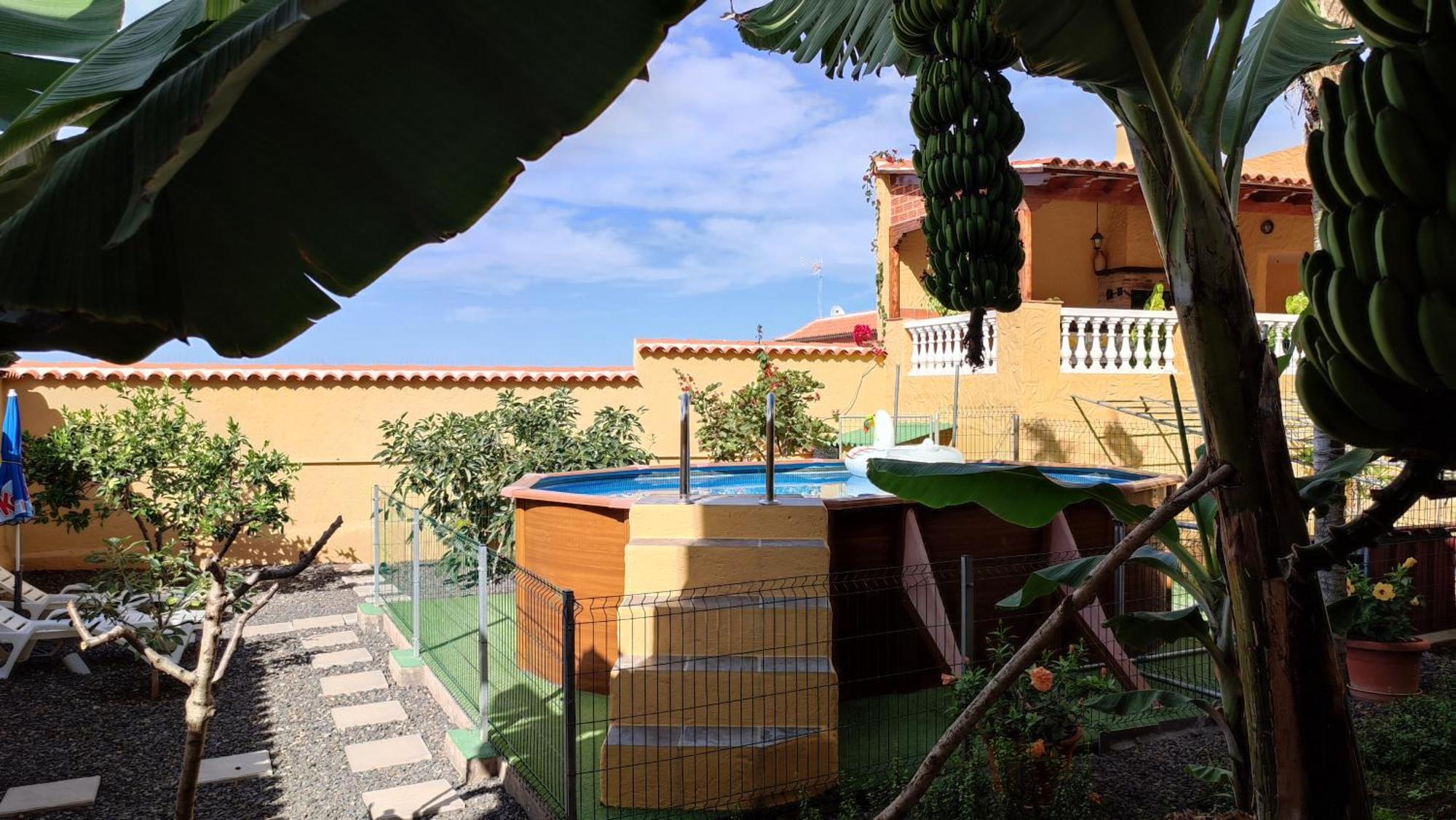 Casa" Vistas Al Teide" Mar Piscina Privada Parking Cubierto Gratuito En Las Instalaciones Ла-Виктория-де-Асентехо Экстерьер фото