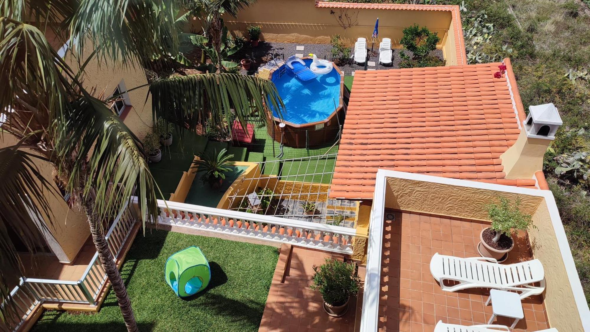 Casa" Vistas Al Teide" Mar Piscina Privada Parking Cubierto Gratuito En Las Instalaciones Ла-Виктория-де-Асентехо Экстерьер фото